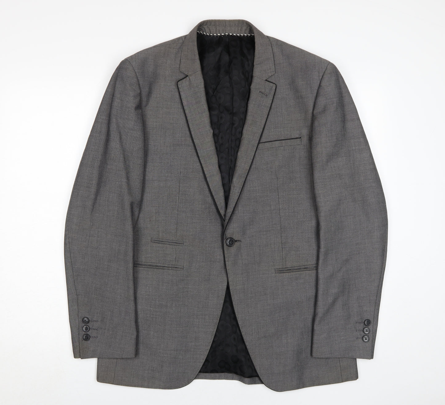 1860 Limited Collection Men's Grey Blazer Size 38R