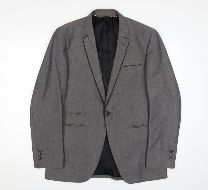 1860 Limited Collection Men's Grey Blazer Size 38R