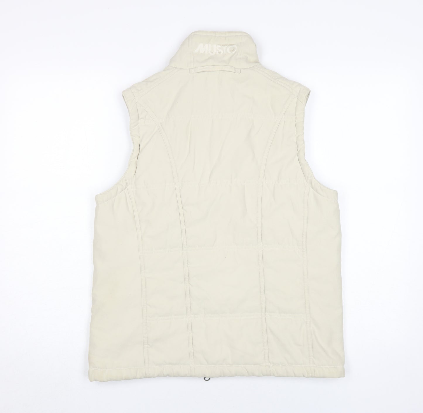 Musto Women's Beige Bodywarmer Waistcoat Size 12