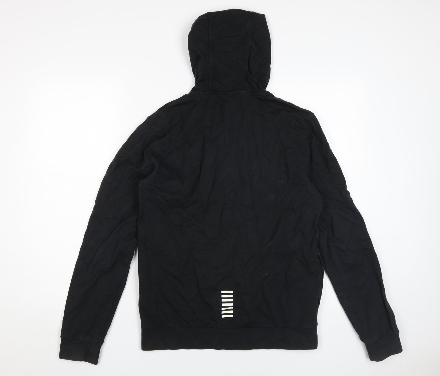 Emporio Armani Men's Black Full Zip Hoodie, Size M