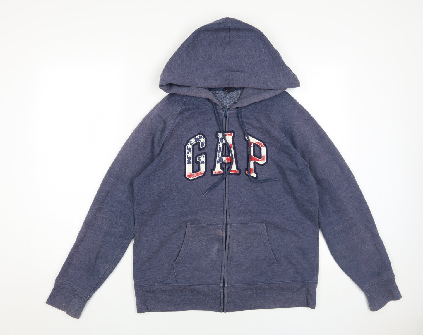 Gap Blue Full Zip Hoodie L Unisex Adults
