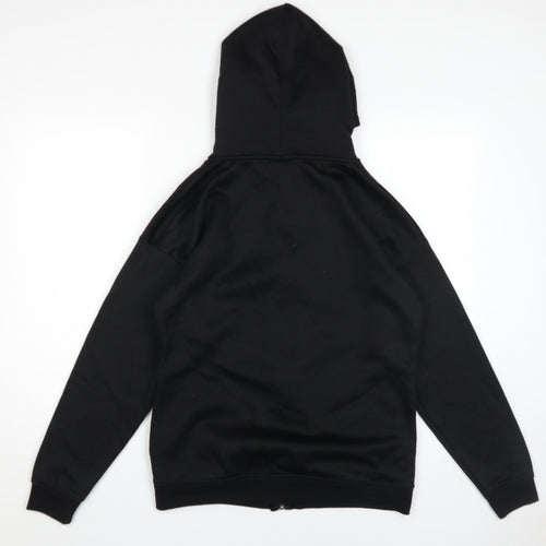 Slazenger Black Full Zip Hoodie, Size 10, Unisex