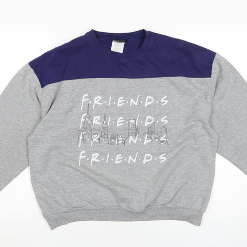 Friends TV Show Grey Sweatshirt, Medium, Unisex