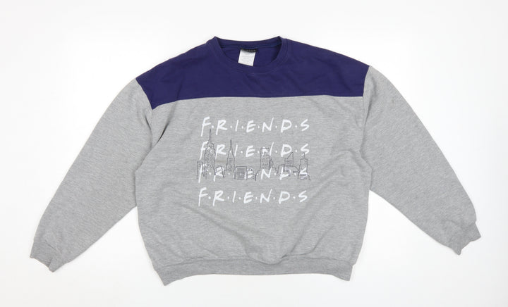 Friends TV Show Grey Sweatshirt, Medium, Unisex