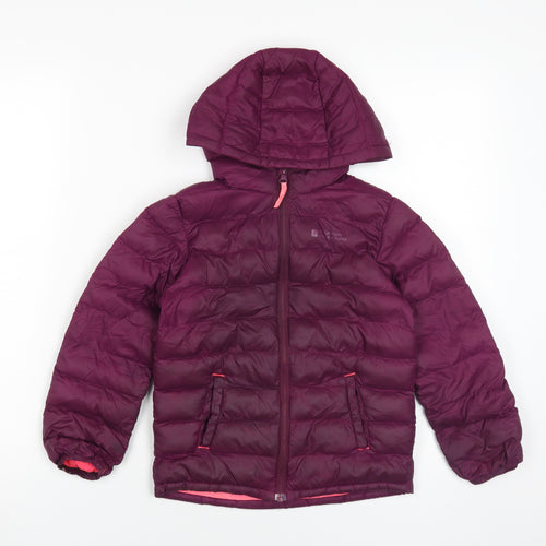 Mountain Warehouse Girls Purple Puffer Jacket 5-6 Years