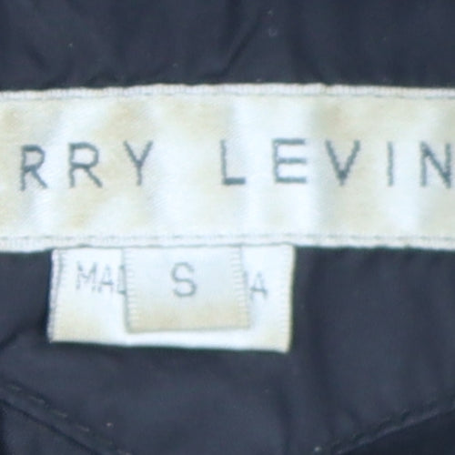 Larry Levine Women's Black S Puffer Coat, Hooded & Lined