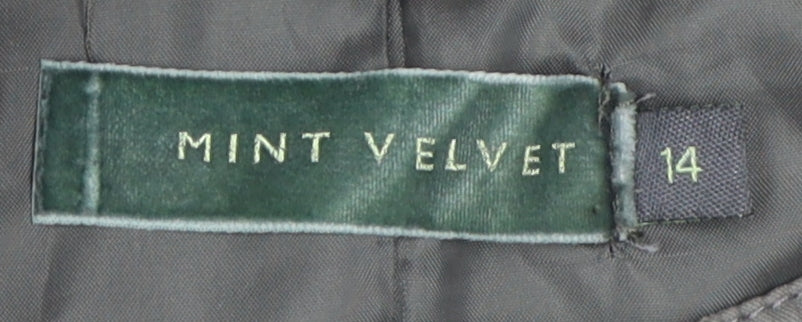 Mint Velvet Women’s Green Military Jacket Size 14