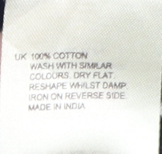 White Stuff Women's Blue T-Shirt Dress Size 10