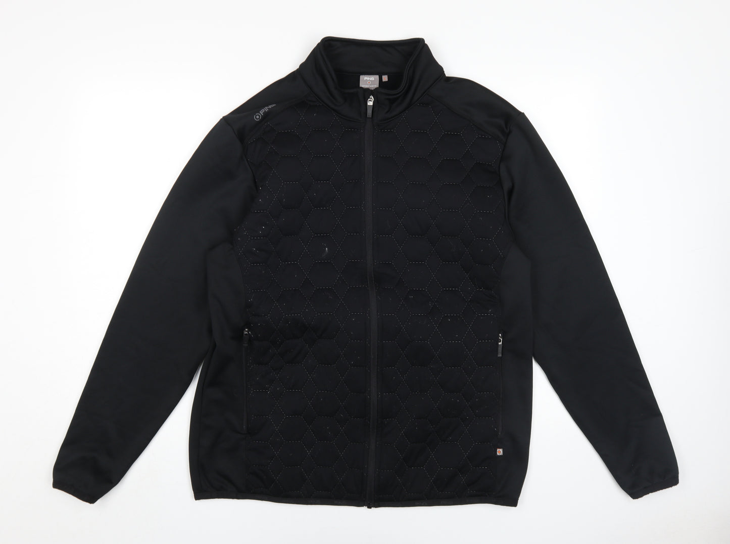 PING Women's Black Softshell Jacket, Size L, Full Zip