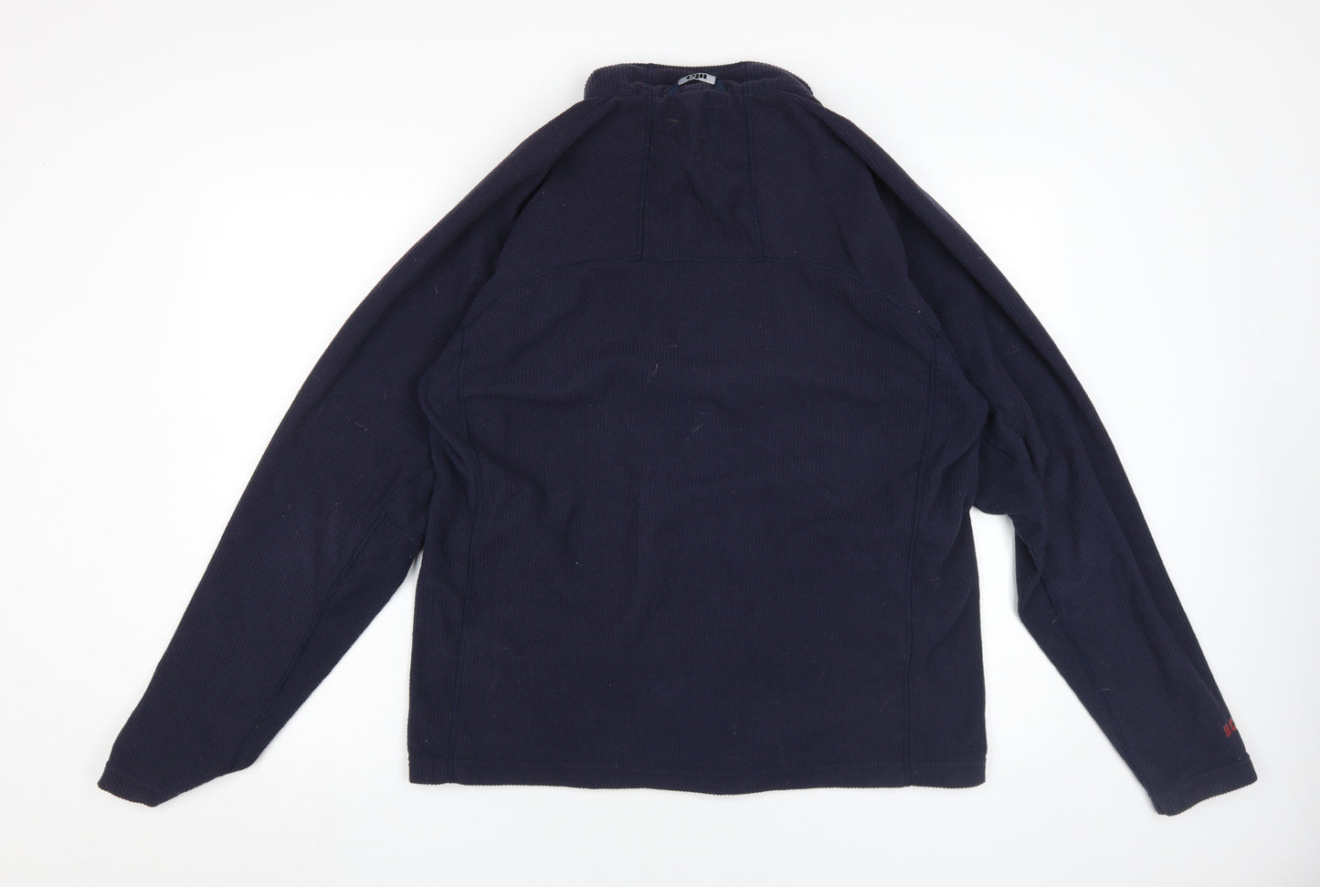 Gill Men's Blue Regular Fit Zipped Jacket