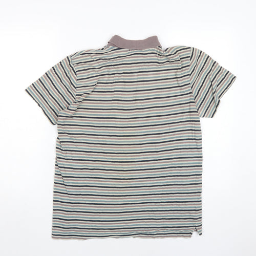 Paul Smith Men's Multicoloured Striped Polo L