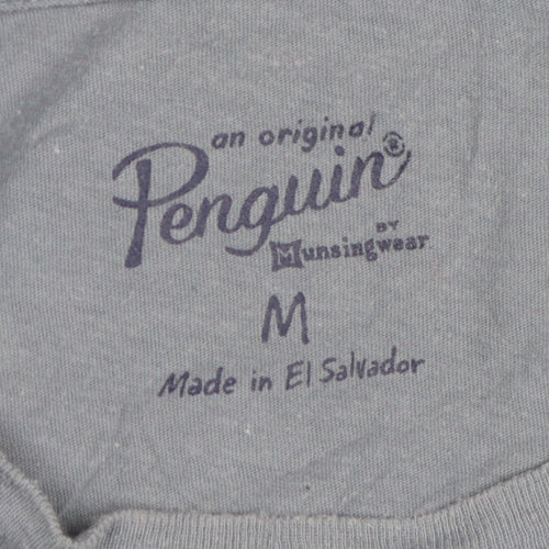 Penguin Men's Blue Medium Animal Graphic T-Shirt