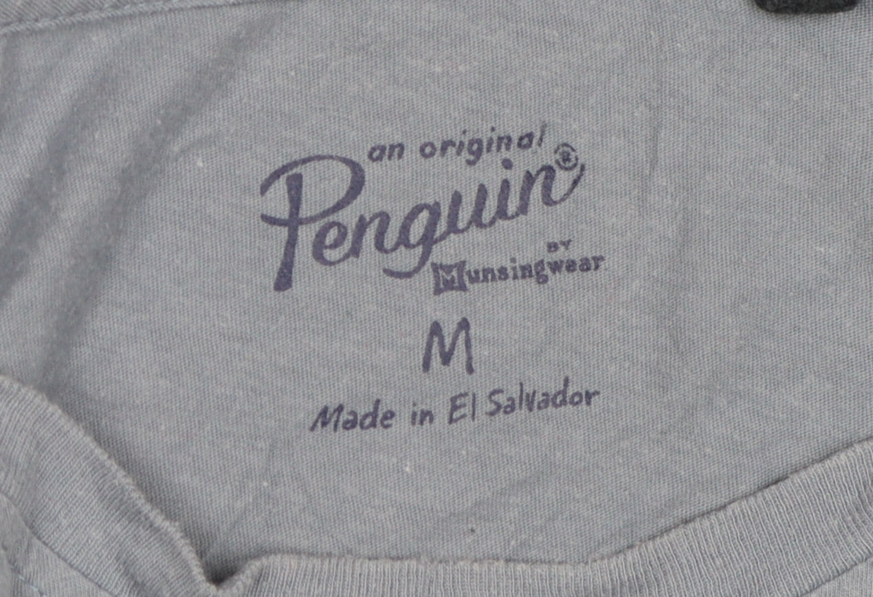 Penguin Men's Blue Medium Animal Graphic T-Shirt