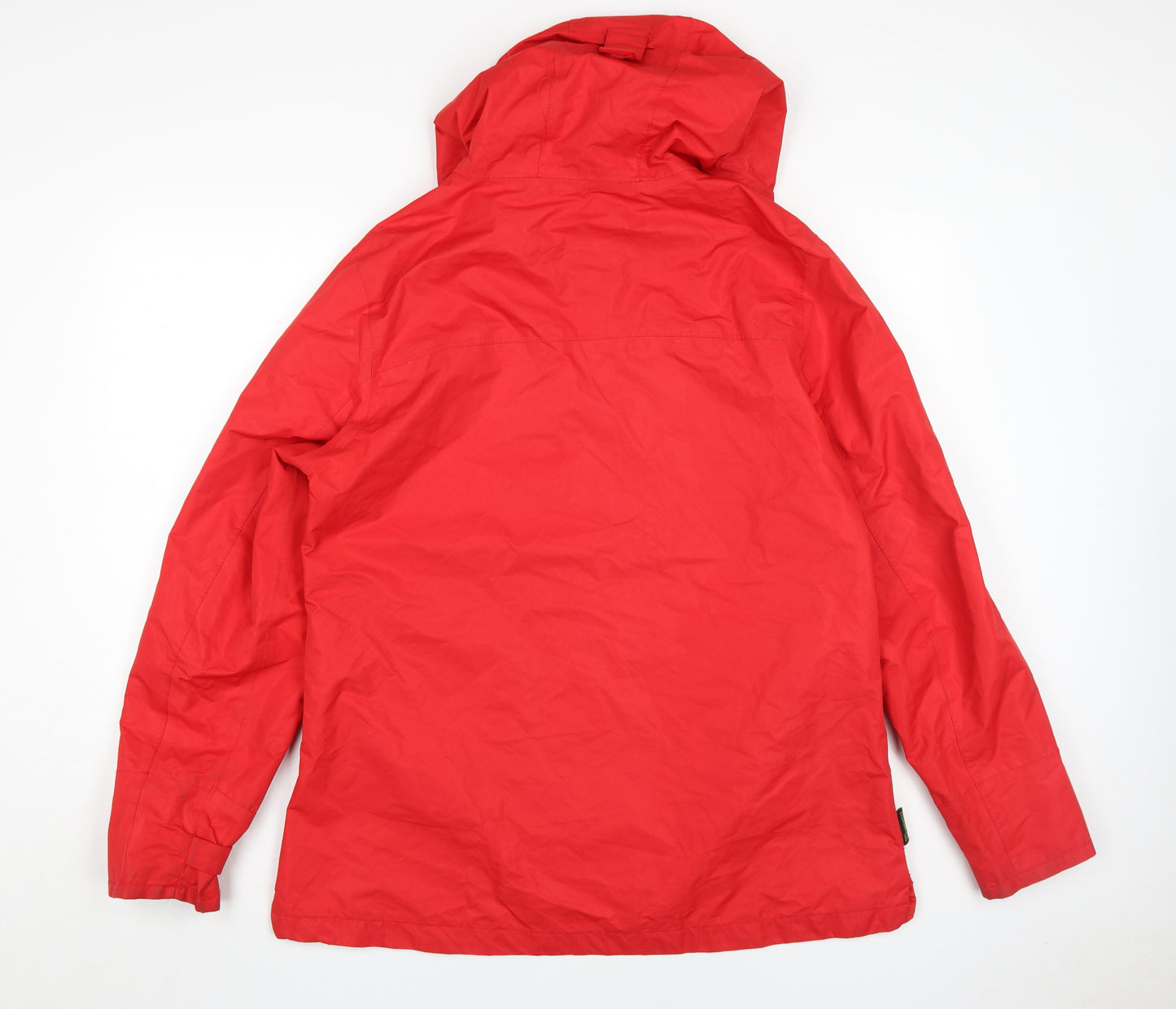 Gelert Red Unisex Parka Jacket, Size 16, Hooded, Spring/Autumn