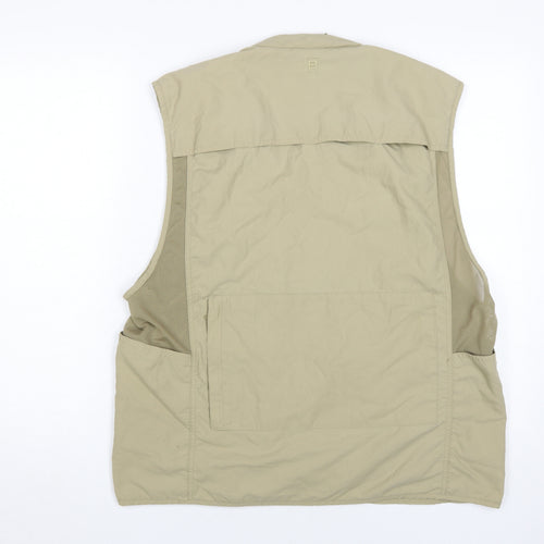 Rohan Unisex Beige Jungle Vest L Moisture Wicking Travel
