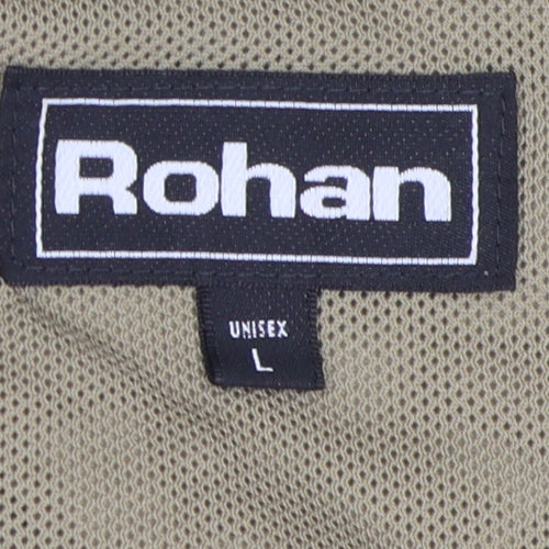 Rohan Unisex Beige Jungle Vest L Moisture Wicking Travel