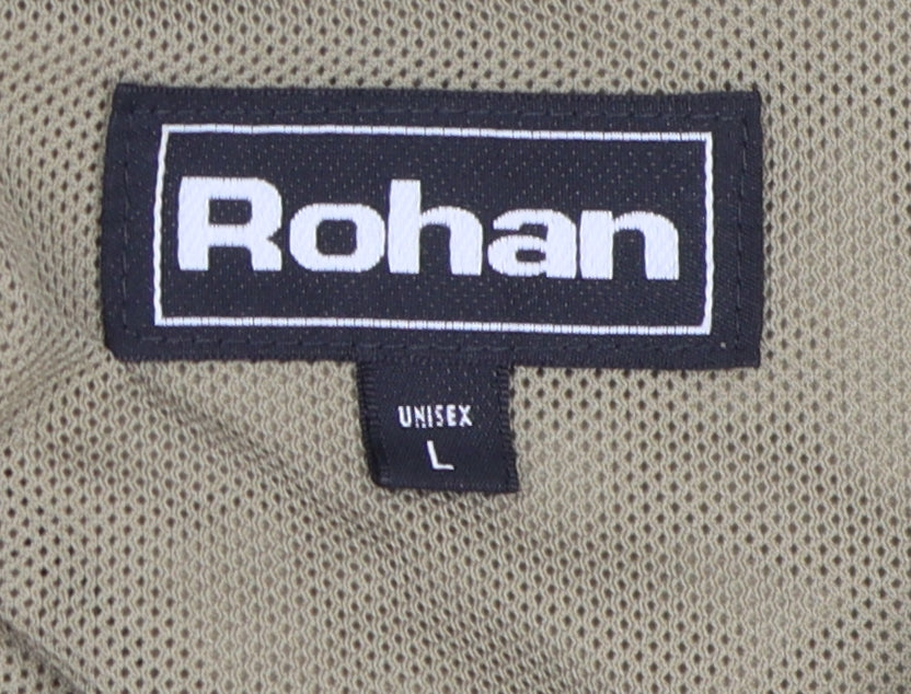 Rohan Unisex Beige Jungle Vest L Moisture Wicking Travel