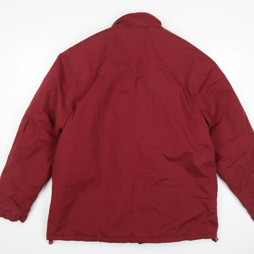 Clifford James Men's Red XL Parka Jacket