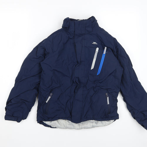 Trespass Boys Blue Waterproof Puffer Jacket 11-12 Years
