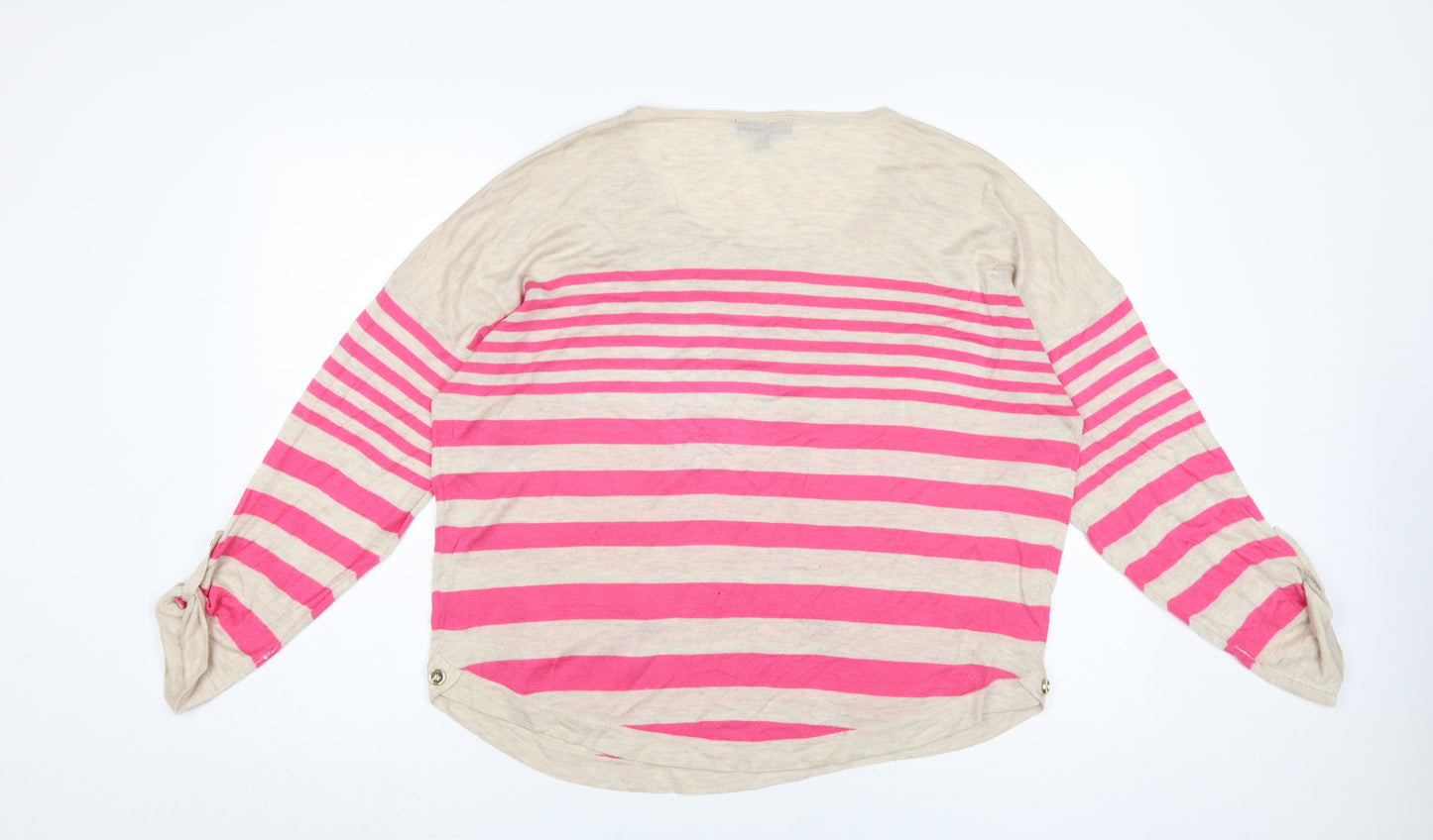 Warehouse Women’s Striped Pullover Jumper Size 16