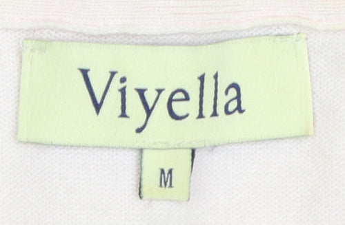 Viyella Women's Pink Cardigan, Medium, Round Neck