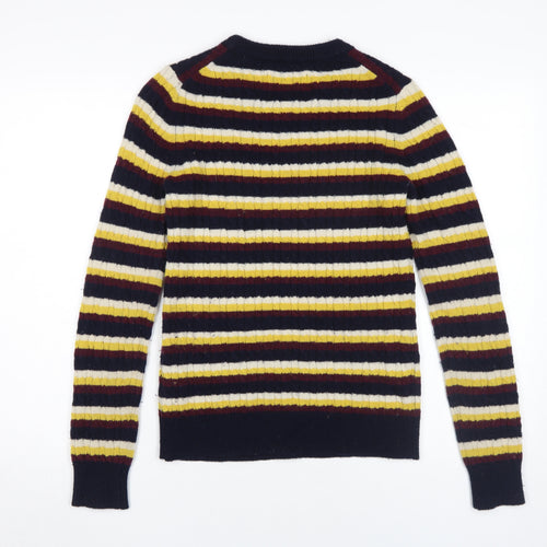 Jack Wills Women's Striped Wool Jumper, Size 10