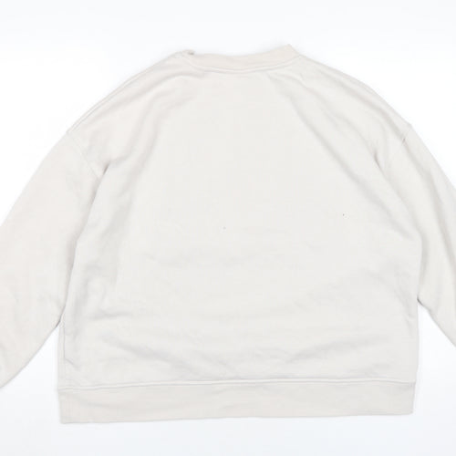 Disney Women's Ivory XL Mickey Mouse Sweatshirt
