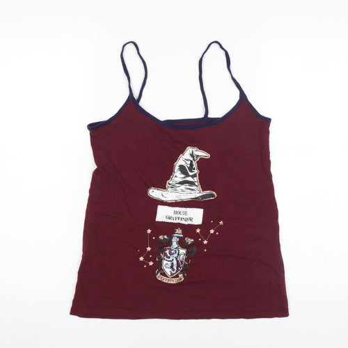 Harry Potter Unisex Red Camisole Tank Top M