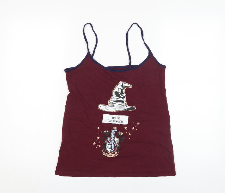 Harry Potter Unisex Red Camisole Tank Top M