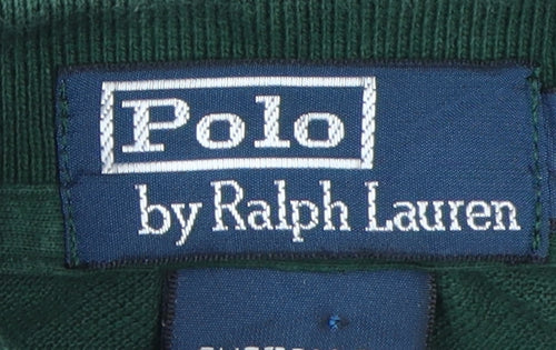 Ralph Lauren Men's Green Polo, Size XL, Short Sleeve