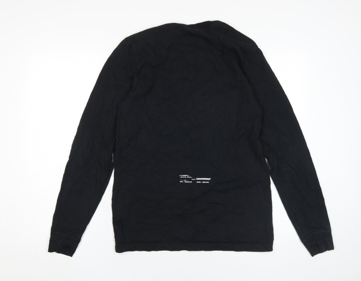Jordan Men's Black Long Sleeve Graphic T-Shirt Medium