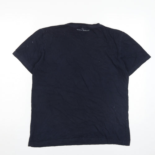 Vivienne Westwood Men's Blue Logo T-Shirt L