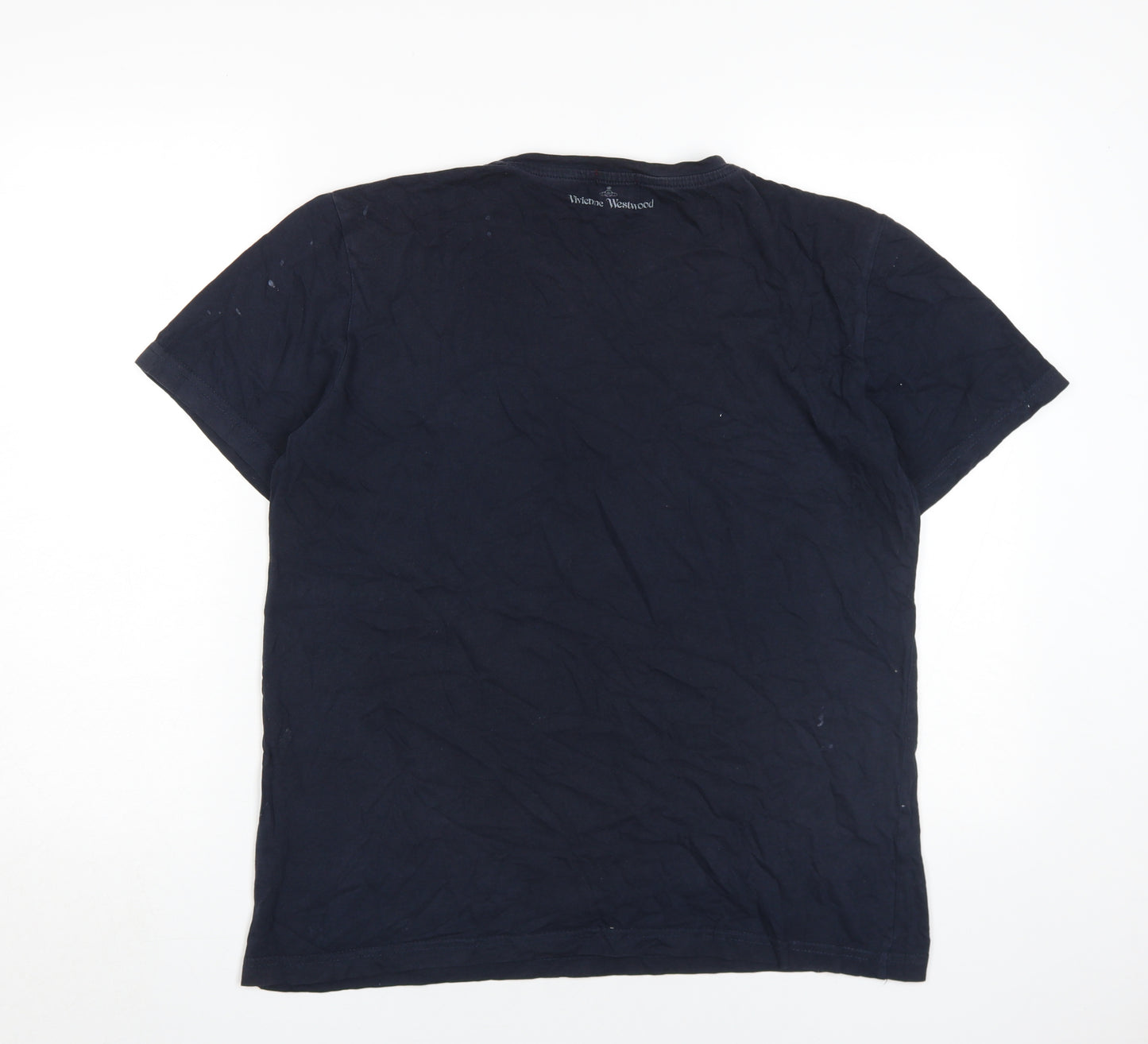 Vivienne Westwood Men's Blue Logo T-Shirt L
