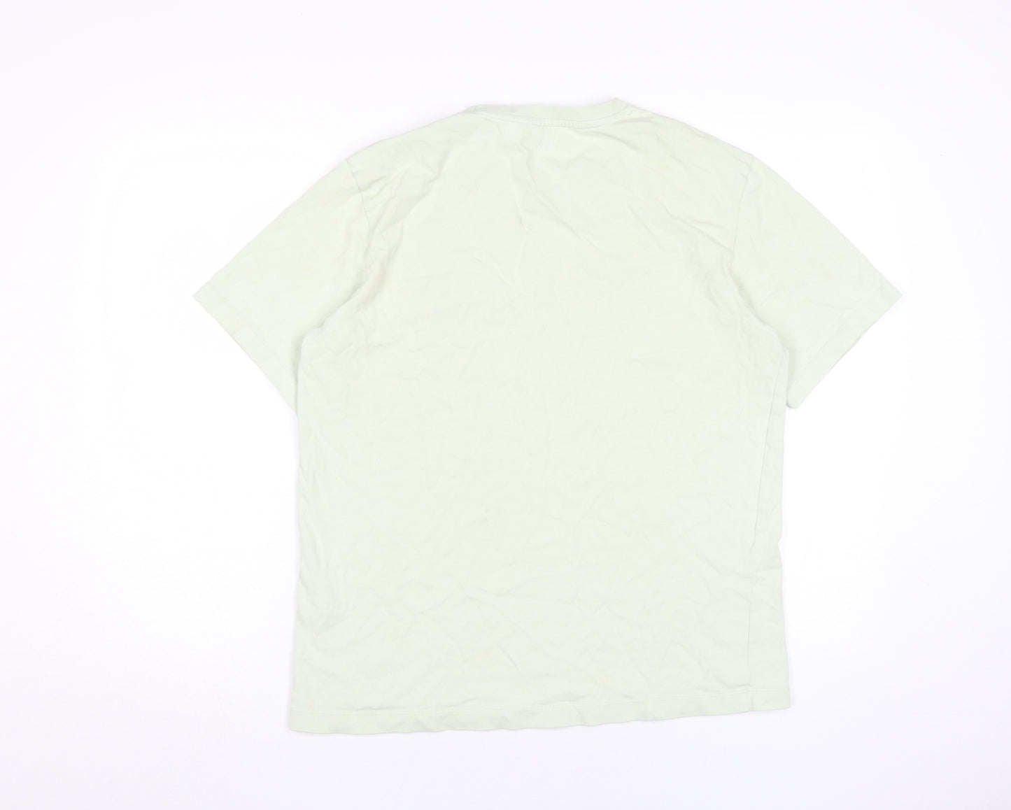 Zara Men’s Green Snoopy Peanuts T-Shirt M