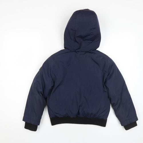 Michael Kors Boys Blue Puffer Jacket 5-6 Years Hooded