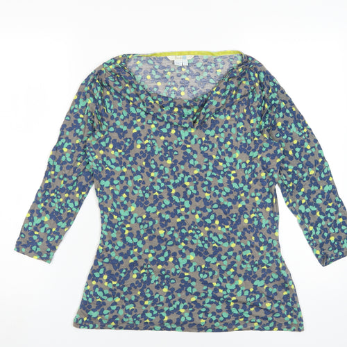 Boden Women's Multicoloured Jersey T-Shirt UK 12