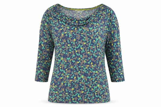 Front view of Boden Women's Multicoloured Jersey T-Shirt UK 12