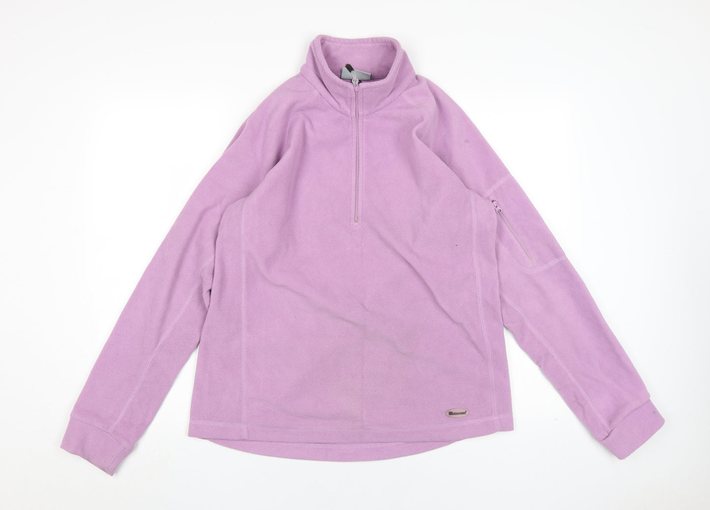 Outdoorscene Women's Purple Fleece Pullover, Size 14-16