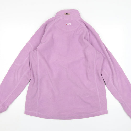 Outdoorscene Women's Purple Fleece Pullover, Size 14-16