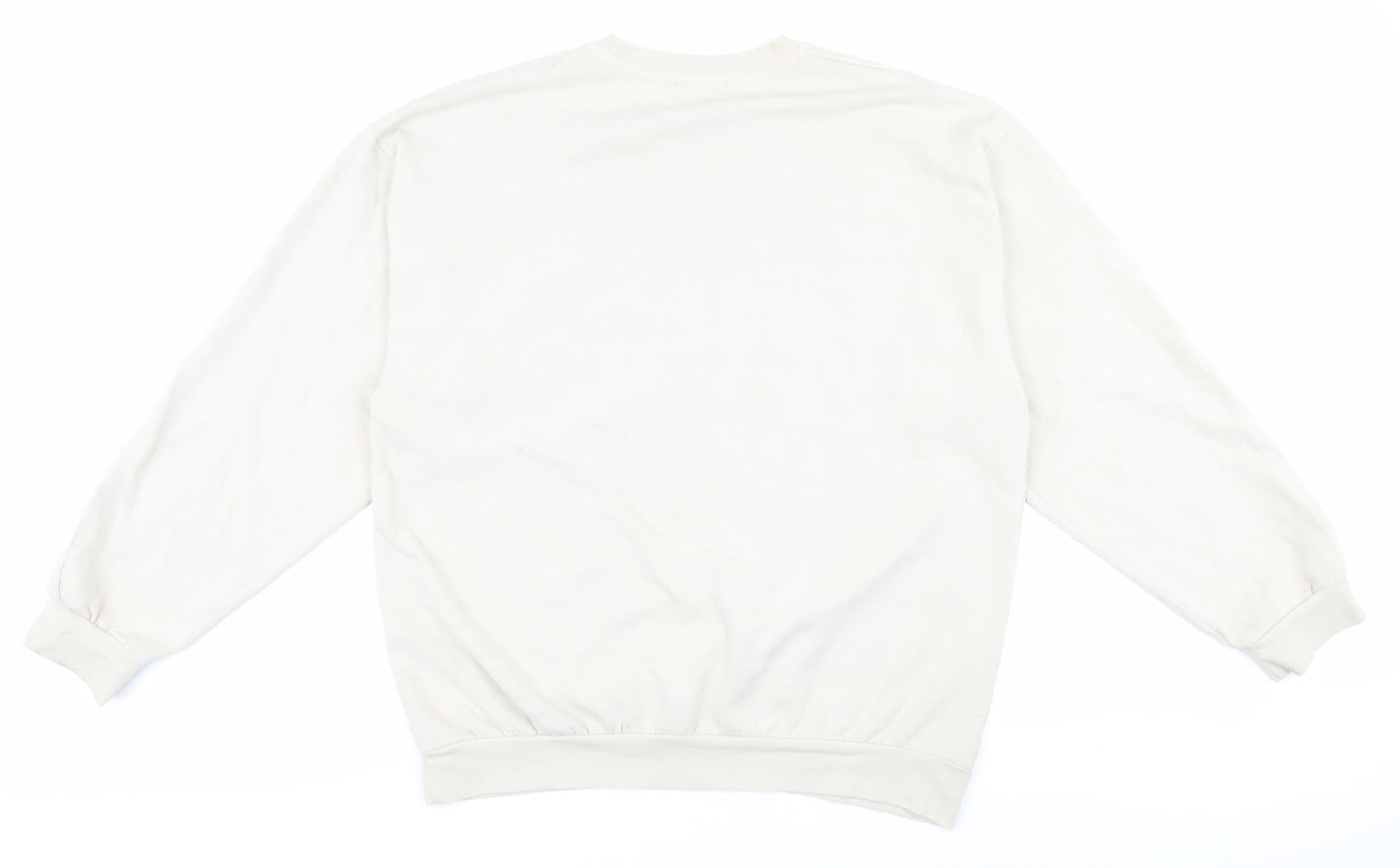 Topman Men's Beige Logo Sweatshirt M Pullover
