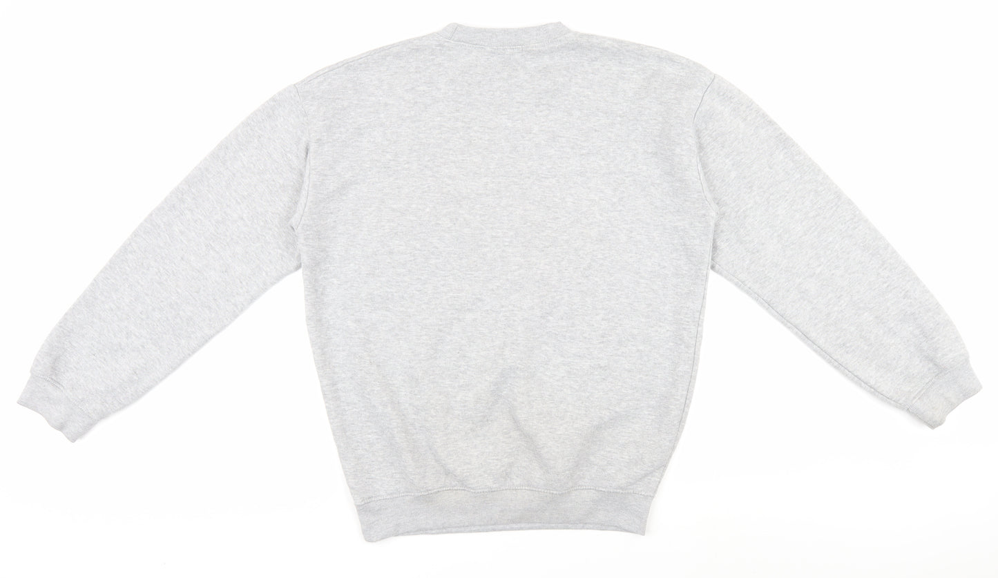 Pretty Little Thing Women's Grey Pullover Jumper S