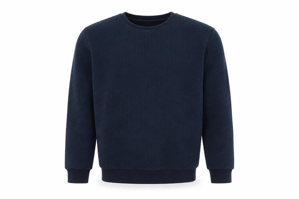 Front view of Zara Men's Blue jumper -, size M, Regular Fit
