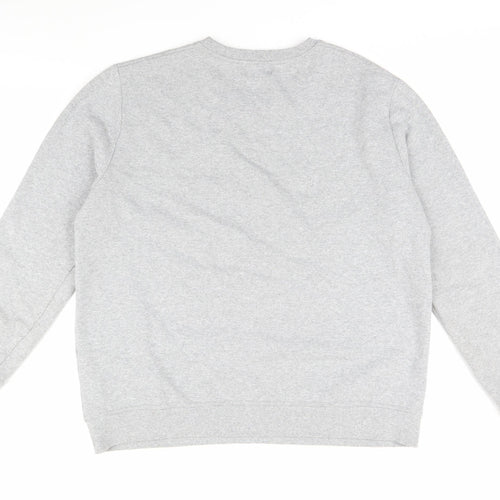 Burton Menswear Grey XL Men's Graphic Pullover Jumper