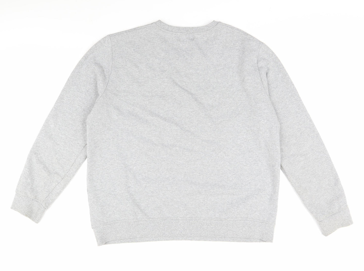 Burton Menswear Grey XL Men's Graphic Pullover Jumper