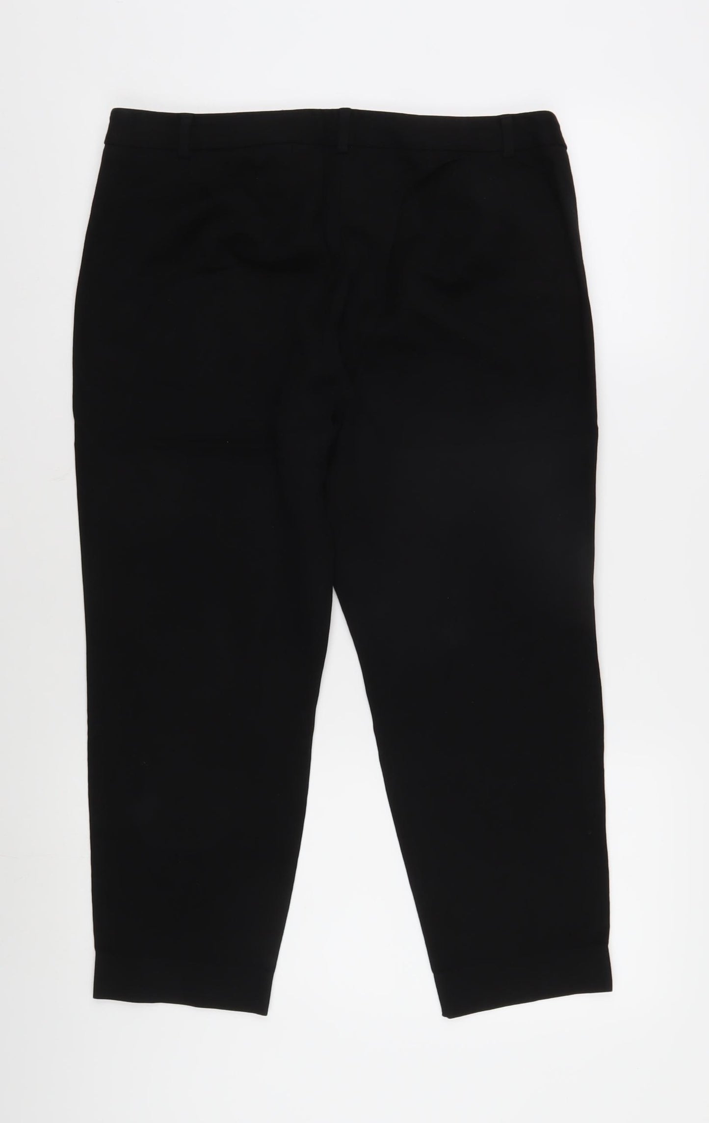 Marks and Spencer Women's Black Slim Trousers Size 16