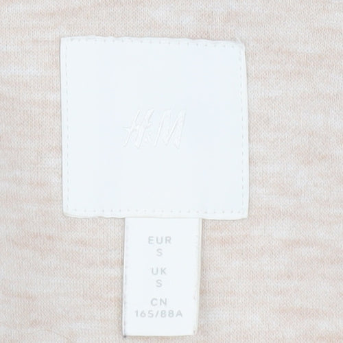 H&M Women's White Mid-Length Jacket, Size S