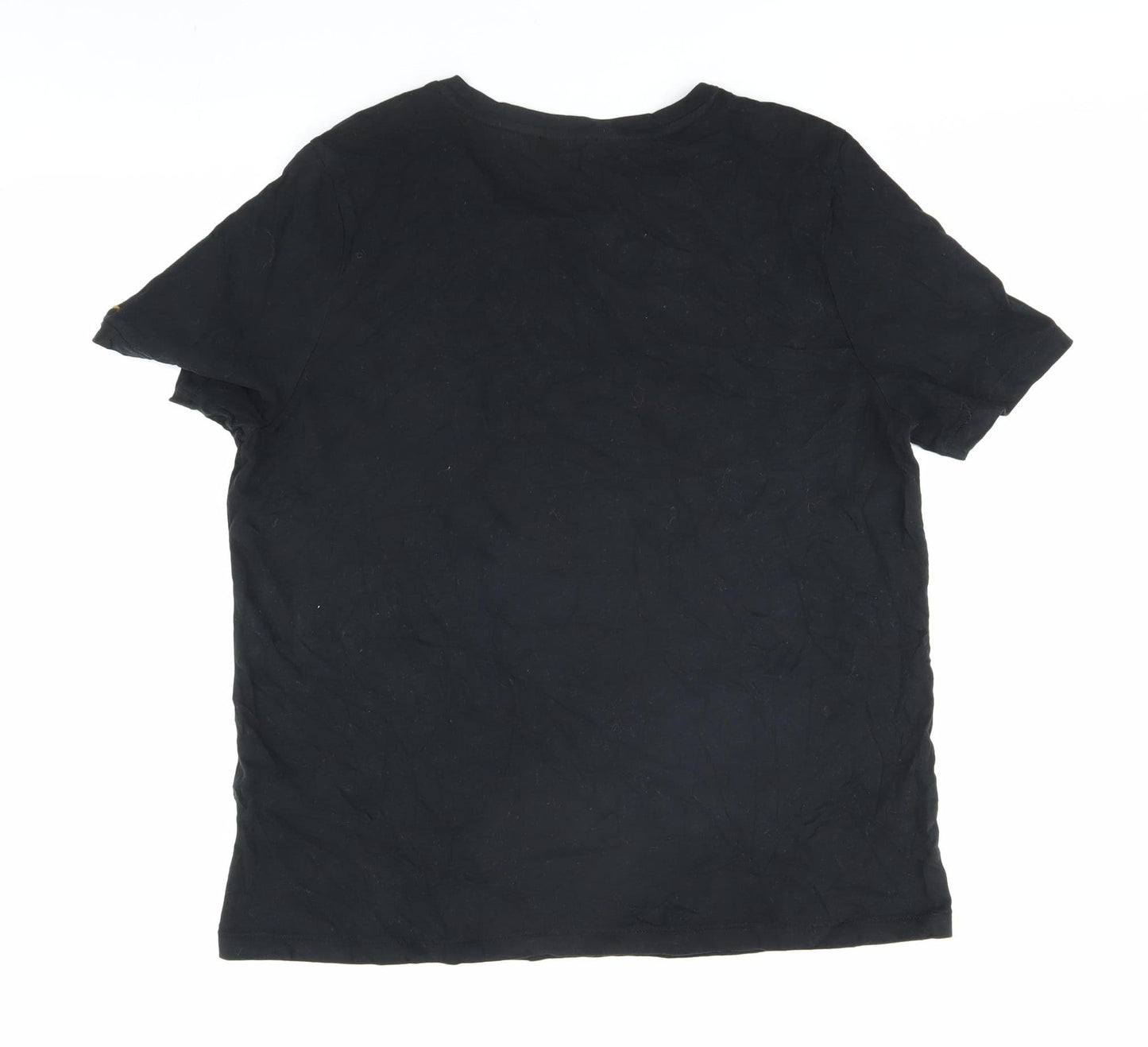 Marks and Spencer Women's Black Sequin T-Shirt, Size 12