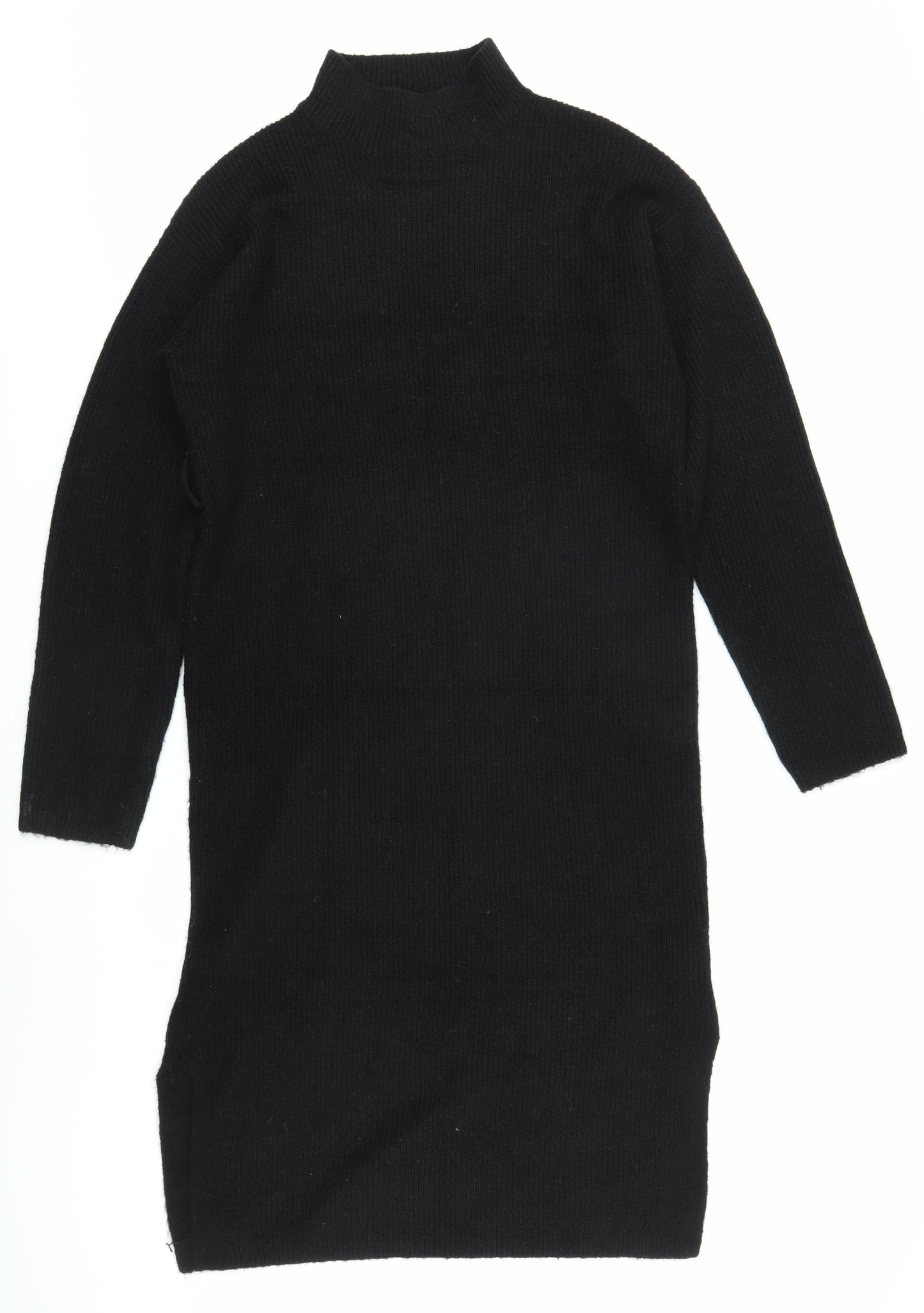 New Look Women's Black Shift Knit Dress M