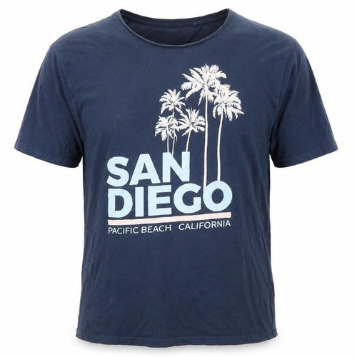 Smith & Jones Men's Blue XL Beach Graphic T-Shirt