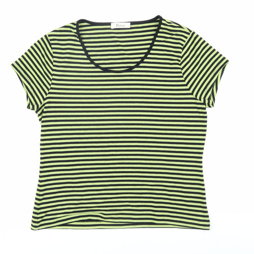 Précis Women's Multicoloured Striped T-Shirt M